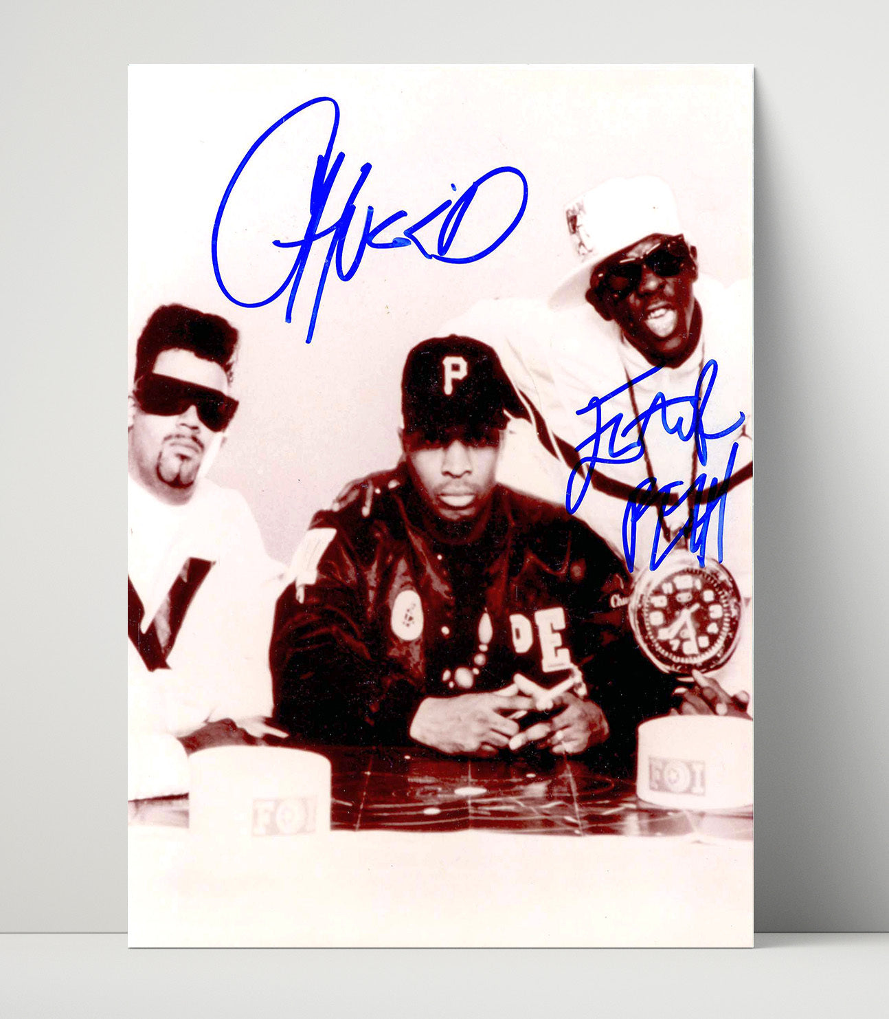 Public Enemy - Ensemble Cast Hip Hop Group Portrait - Vintage Music Wall Art - 16x20 Unframed Print music decor