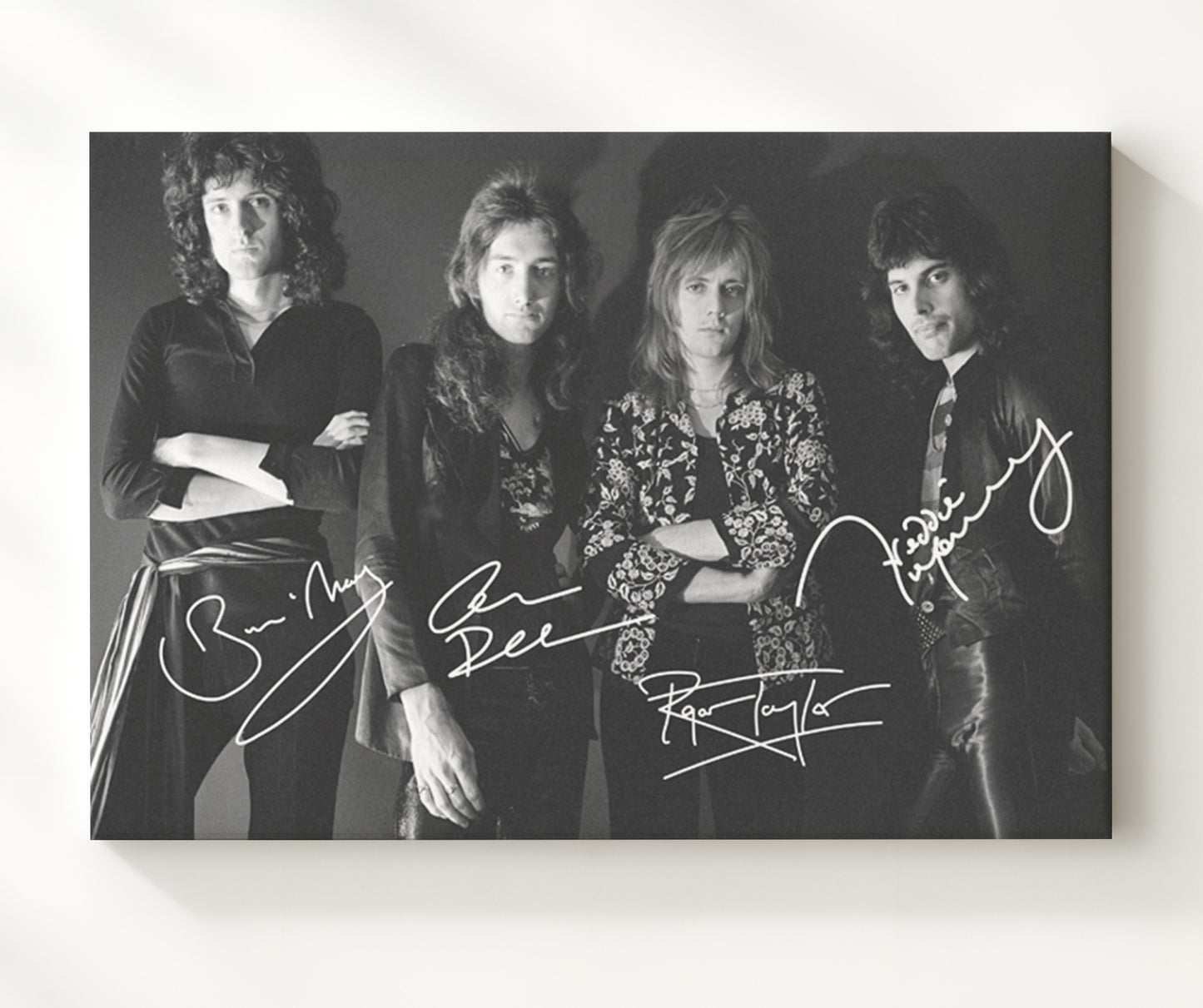 Queen - Bohemian Icons - Vintage Music Wall Art - 20x24 Canvas music decor
