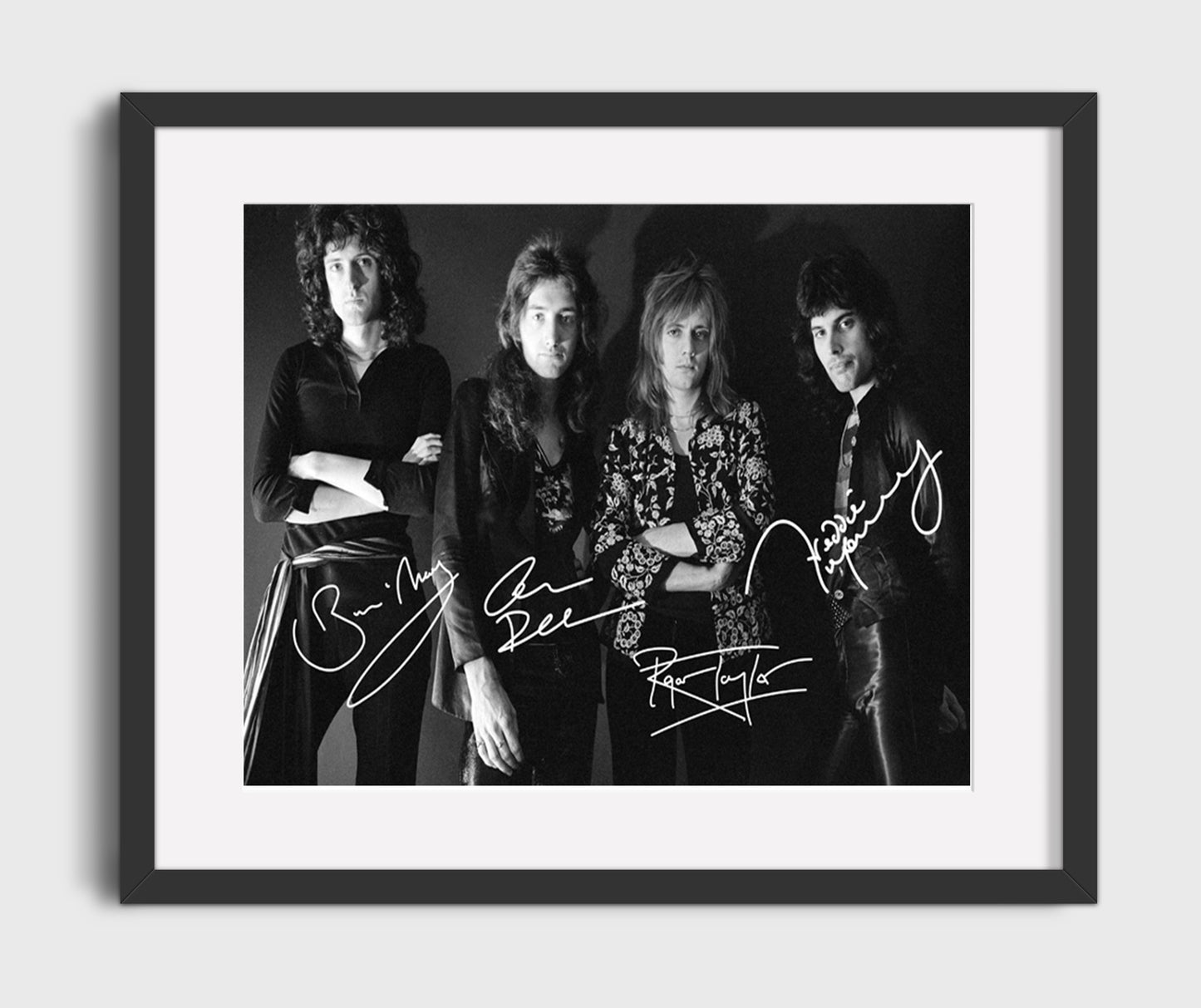 Queen - Bohemian Icons - Vintage Music Wall Art - 16x20 Gallery Frame music decor