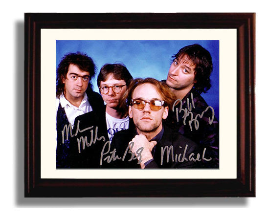 R.E.M. - Losing My Religion - Vintage Music Wall Art - 8x10 Beveled Frame music decor