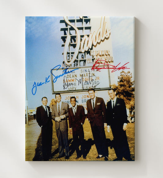 Rat Pack - Sands in Color 16x20 Gallery Frame vintage music wall art