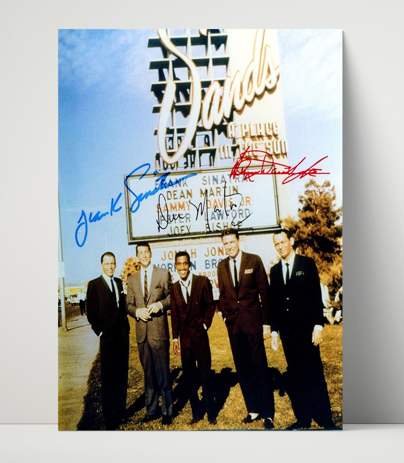 Rat Pack - Sands in Color Music Wall Art 16x20 Unframed Print wall art print – Music decor