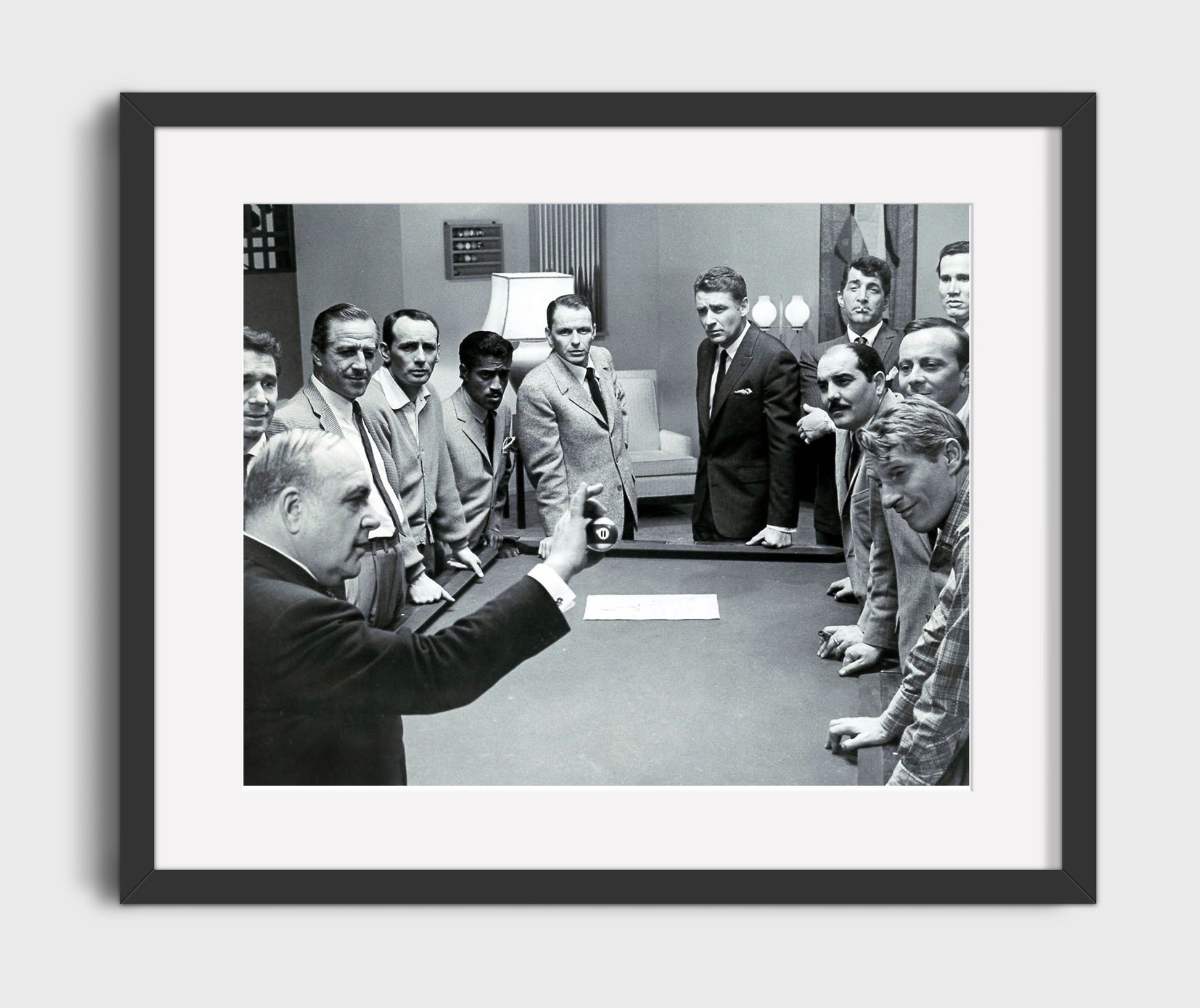 Rat Pack - Vegas Strategy Session - Vintage Music Wall Art - 16x20 Gallery Frame music decor