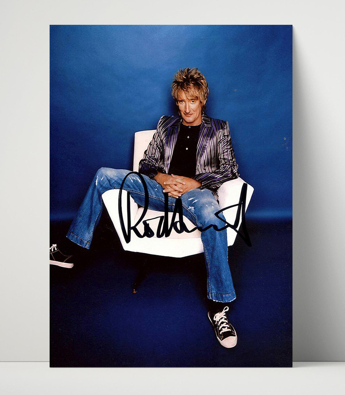 Rod Stewart – The Mod with the Raspy Voice unframed semi-gloss poster print