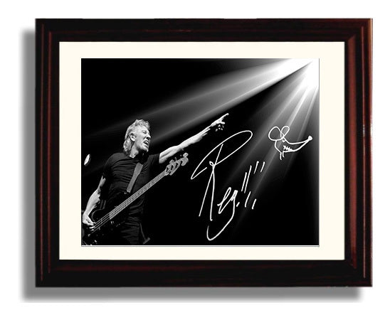 Roger Waters - The Wall Vision - Vintage Music Wall Art - 8x10 Beveled Frame music decor