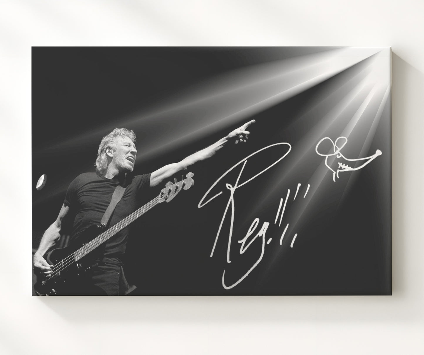 Roger Waters - The Wall Vision - Vintage Music Wall Art - 20x24 Canvas music decor