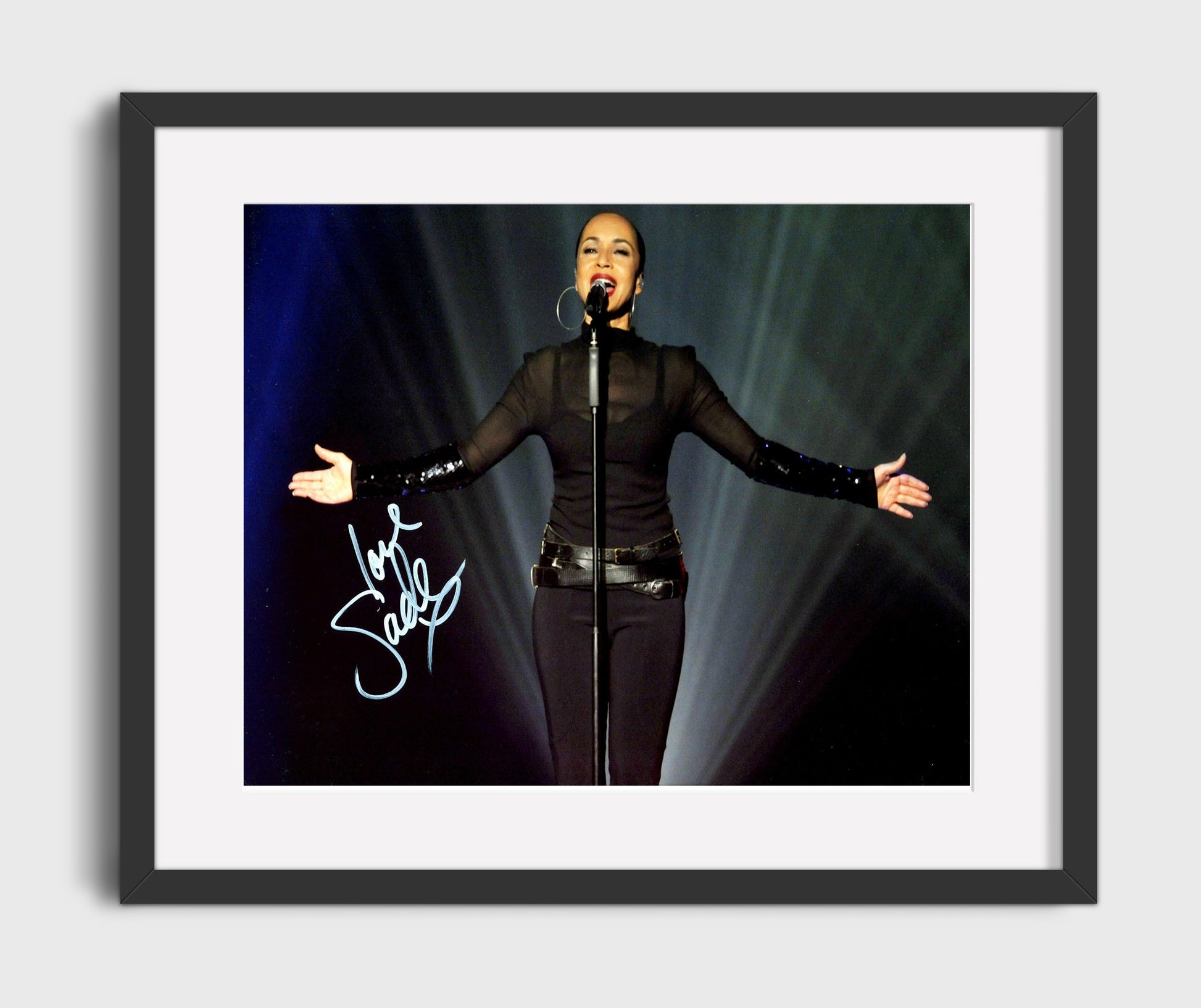 Sade - Smooth Operator - Vintage Music Wall Art - 16x20 Gallery Frame music decor