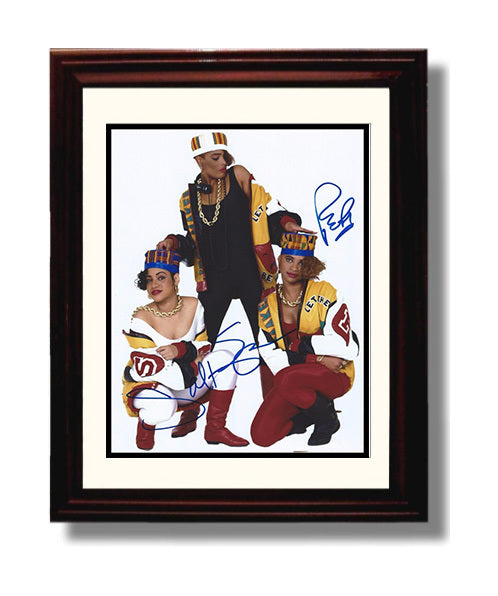 Salt-N-Pepa - Hip Hop Trio Colorful Promo Image Music Wall Art 8x10 Beveled Frame wall art print – Music decor