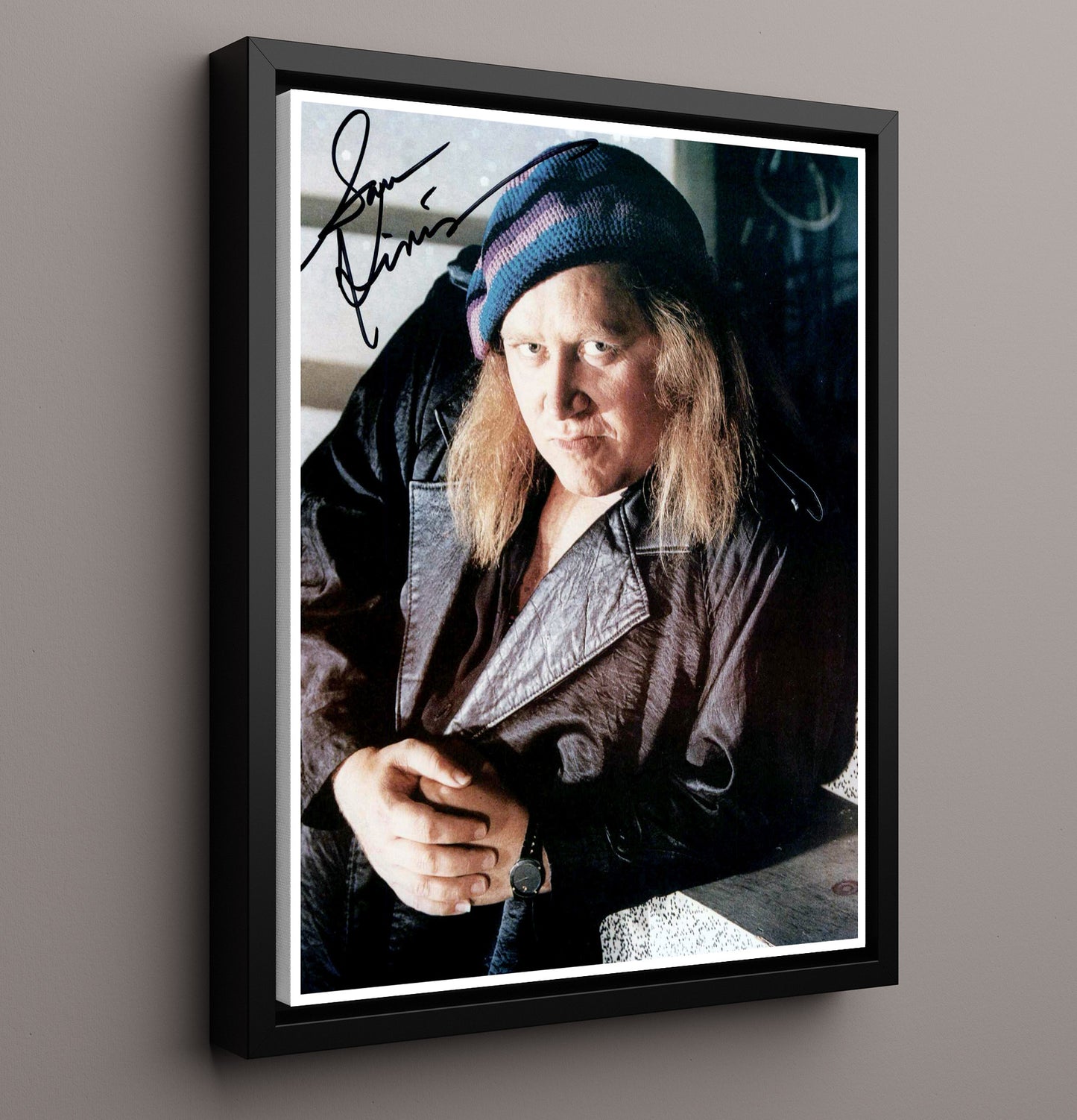 Sam Kinison - Intense Studio Headshot Music Wall Art 16x20 Framed Canvas wall art print – Music decor