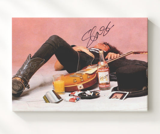 Slash - Top Hat and Six Strings 16x20 Gallery Frame vintage music wall art