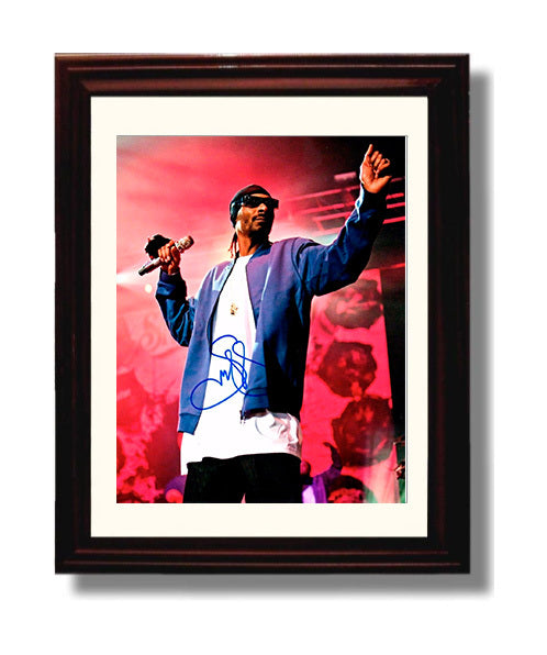 Snoop Dogg - Live Stage Performance - Vintage Music Wall Art - 8x10 Beveled Frame music decor