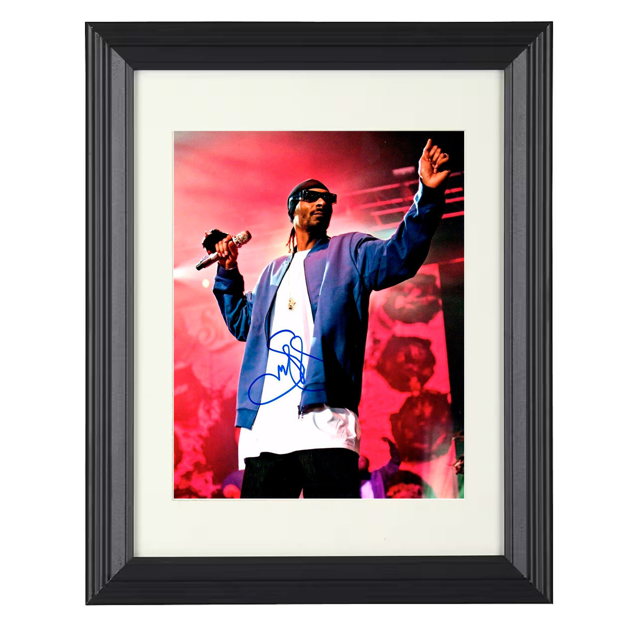 Snoop Dogg – Live Stage Performance – 8x10 black beveled framed music wall art