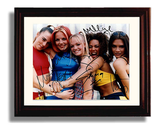 Spice Girls - Wannabe Pop - Vintage Music Wall Art - 8x10 Beveled Frame music decor