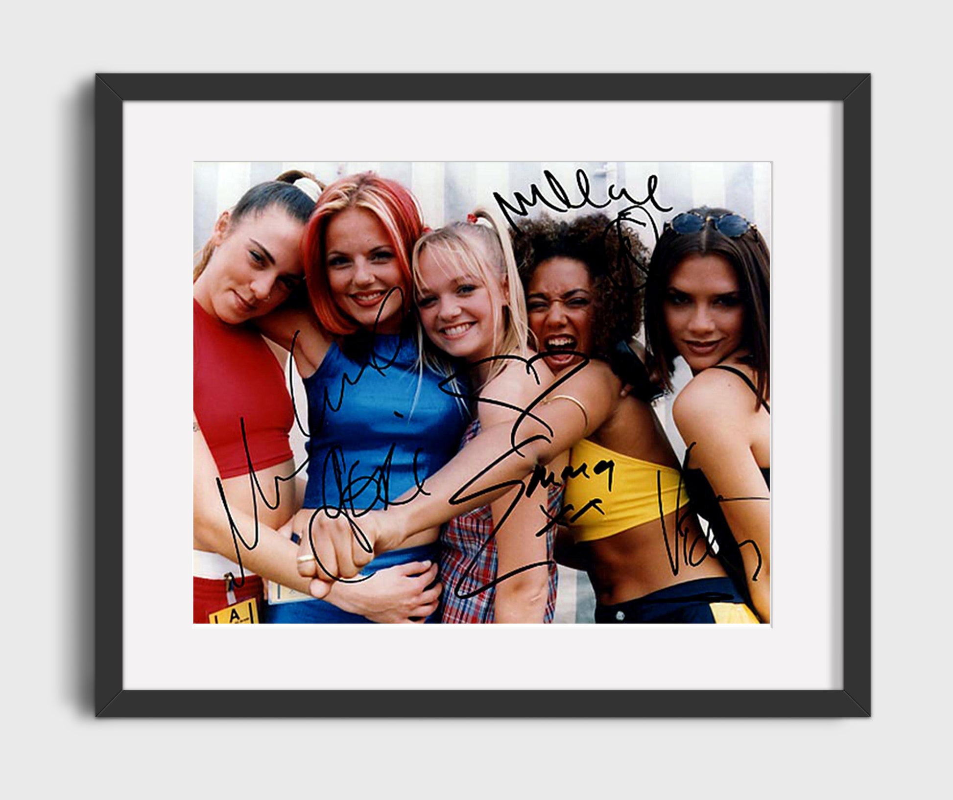 Spice Girls - Wannabe Pop - Vintage Music Wall Art - 16x20 Gallery Frame music decor