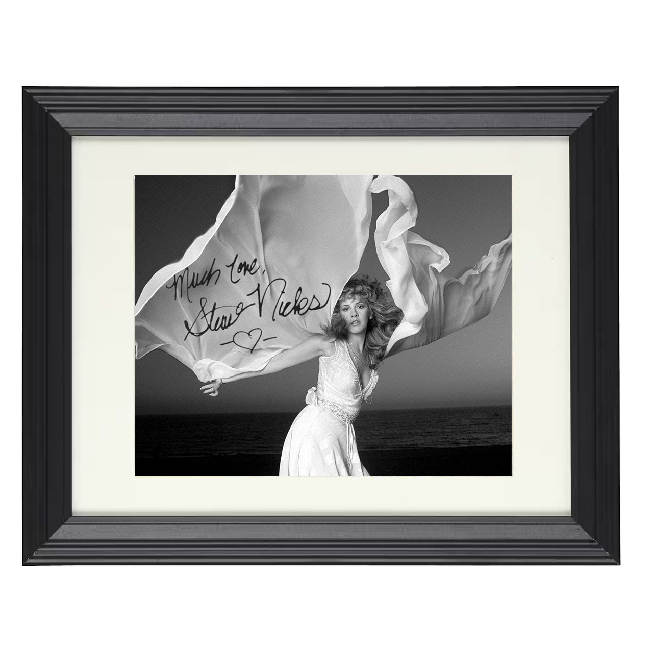 Stevie Nicks – Edge of Seventeen Grace – 8x10 black beveled framed music wall art