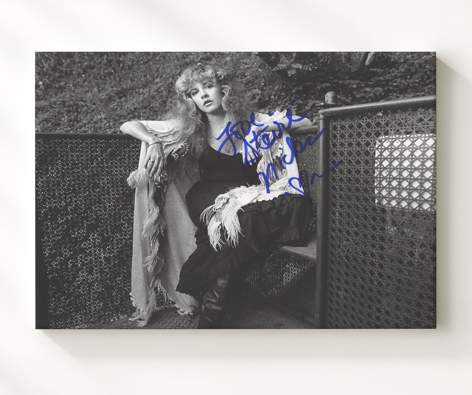 Stevie Nicks - Rhiannon Mystic - Vintage Music Wall Art - 20x24 Canvas music decor