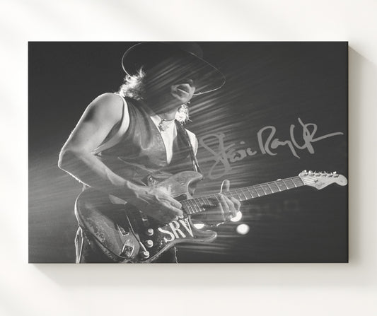 Stevie Ray Vaughan - Texas Blues Fire 16x20 Gallery Frame vintage music wall art