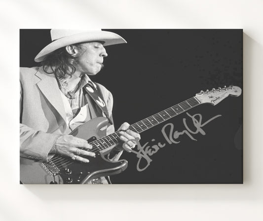 Stevie Ray Vaughan - Texas Flood Blues 16x20 Gallery Frame vintage music wall art