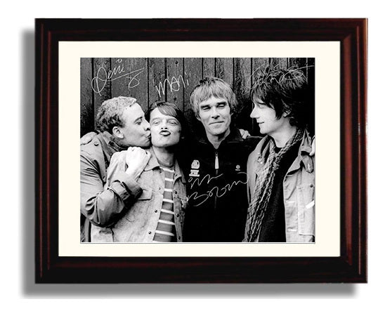 Stone Roses - Madchester Legacy - Vintage Music Wall Art - 8x10 Beveled Frame music decor