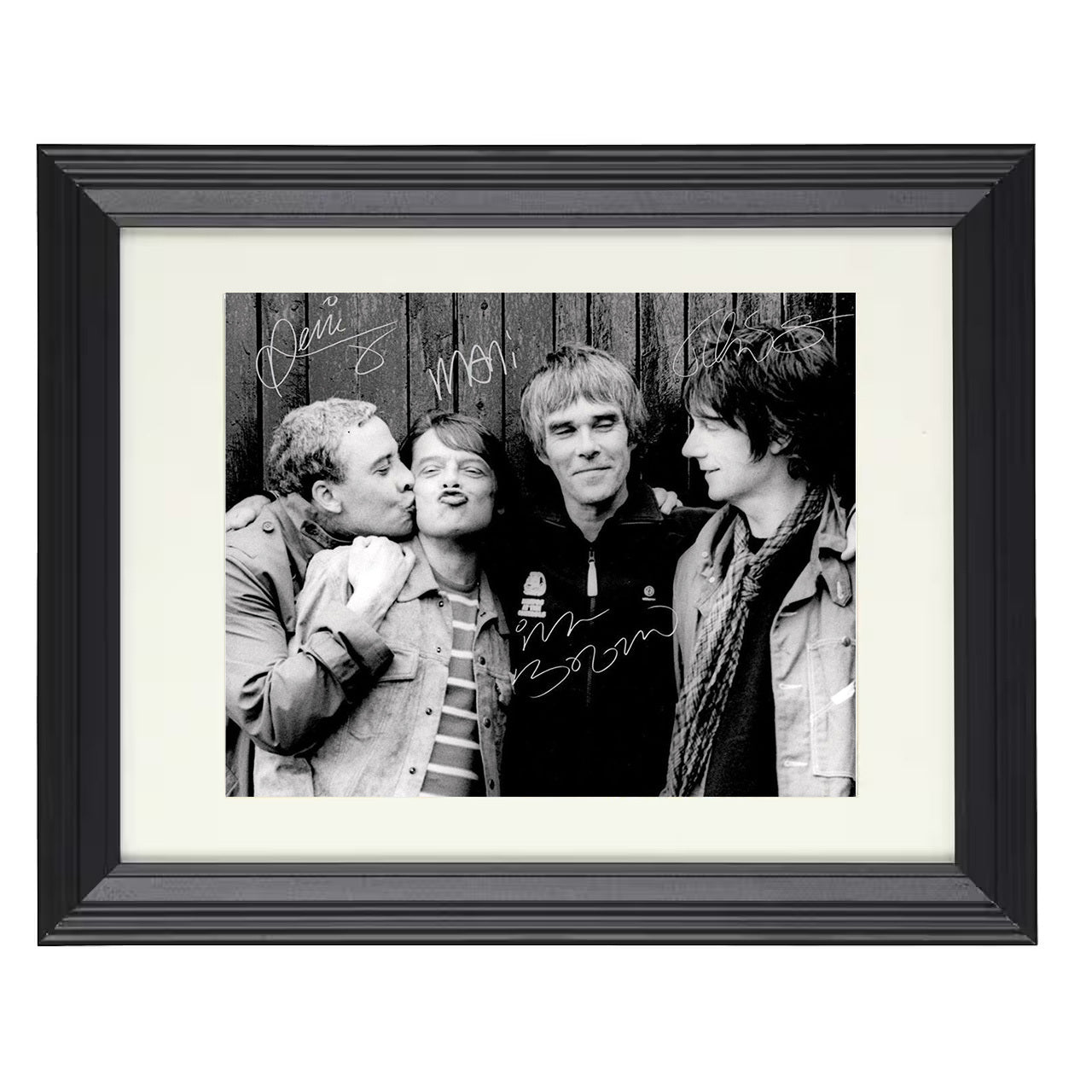 Stone Roses – Madchester Legacy – 8x10 black beveled framed music wall art