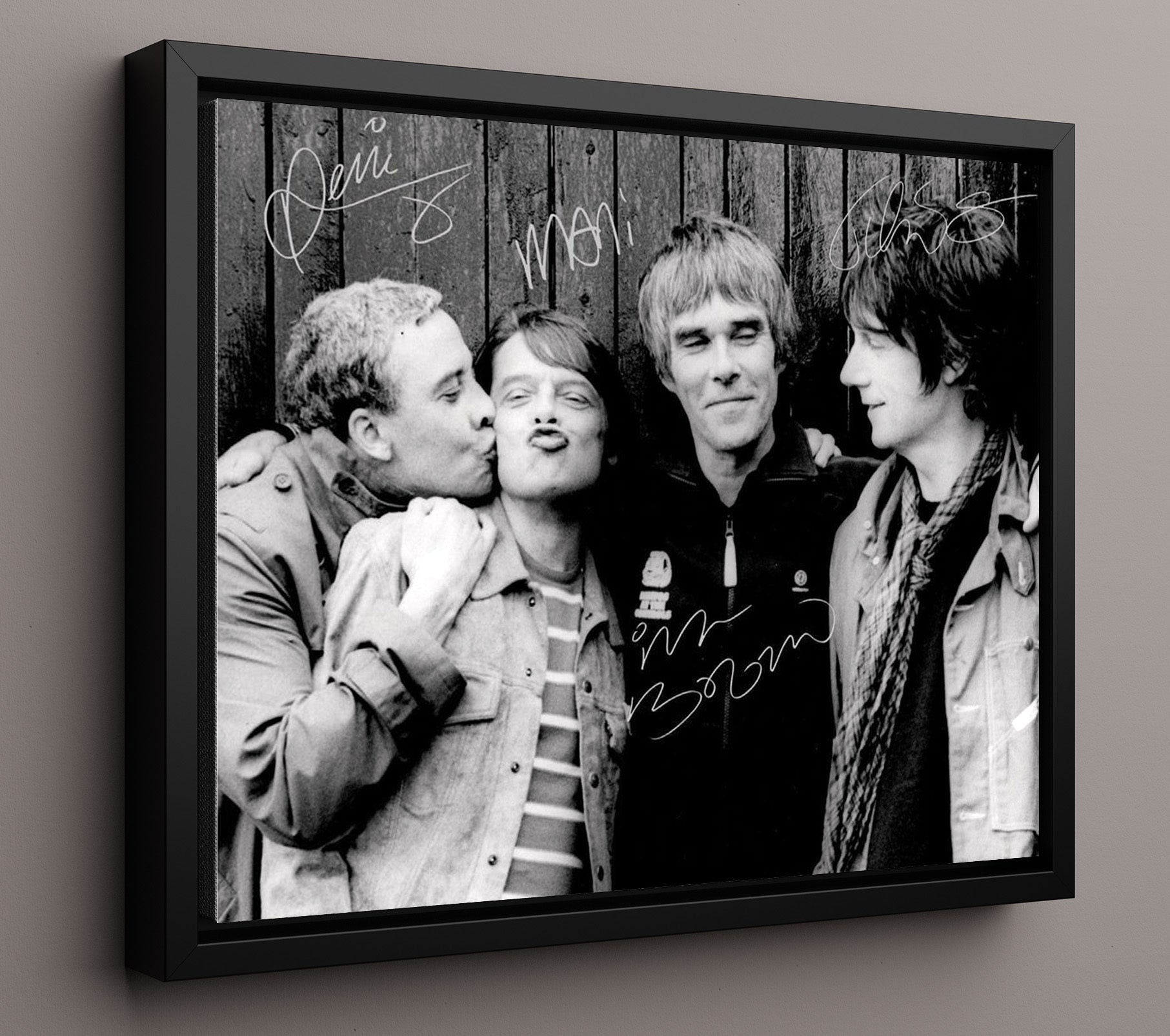 Stone Roses - Madchester Legacy - Vintage Music Wall Art - 16x20 Framed Canvas music decor