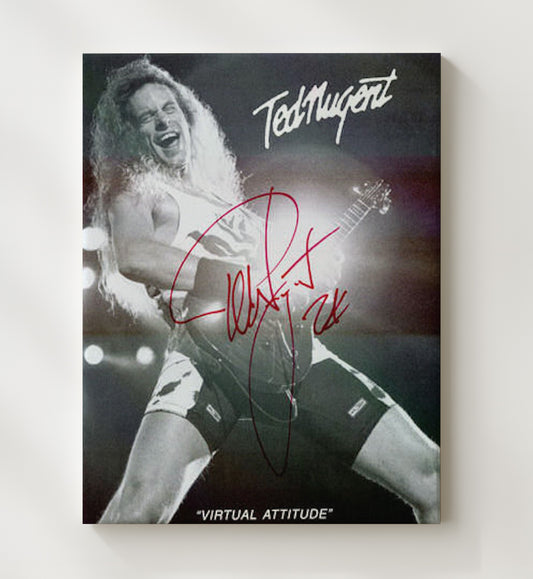 Ted Nugent - Guitar Wildman 16x20 Gallery Frame vintage music wall art