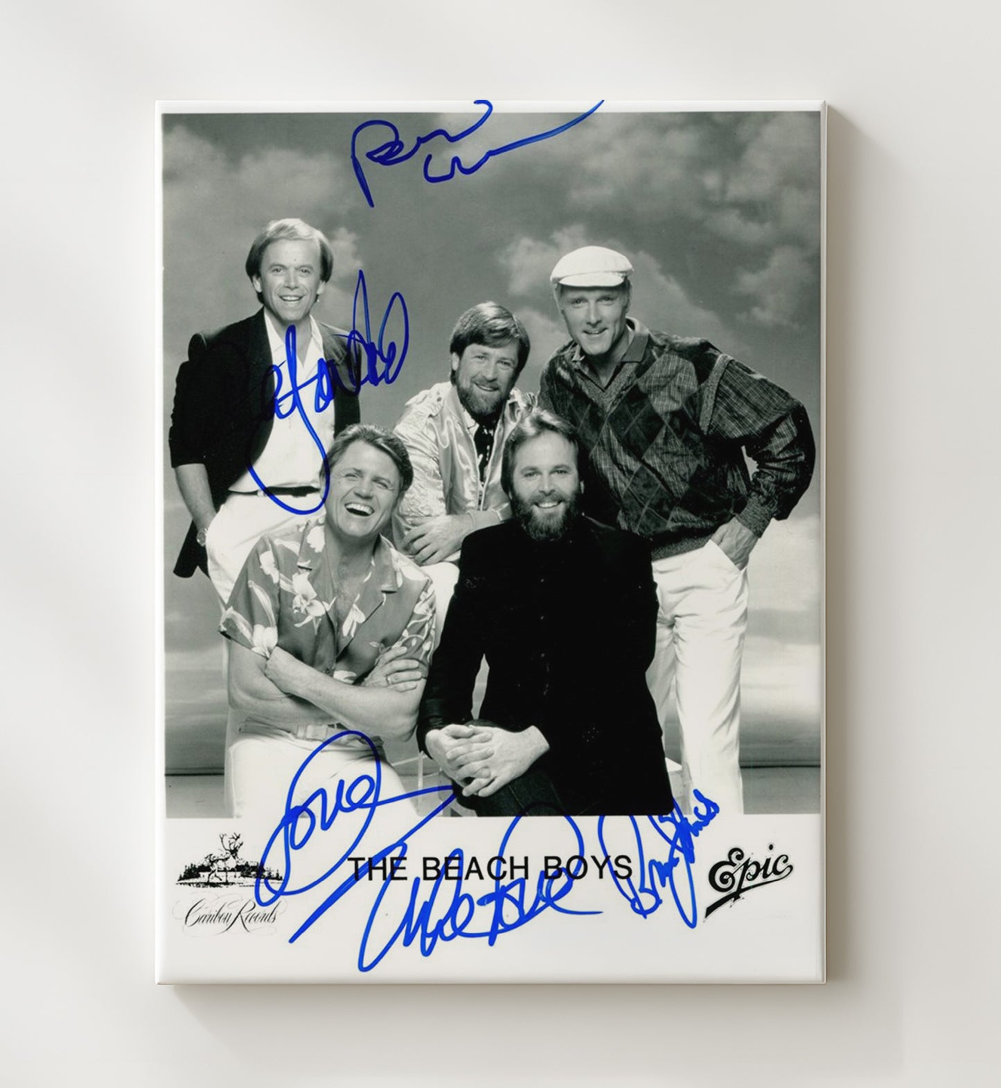 The Beach Boys - Ed Studio Group Photo Music Wall Art 20x24 Canvas wall art print – Music decor