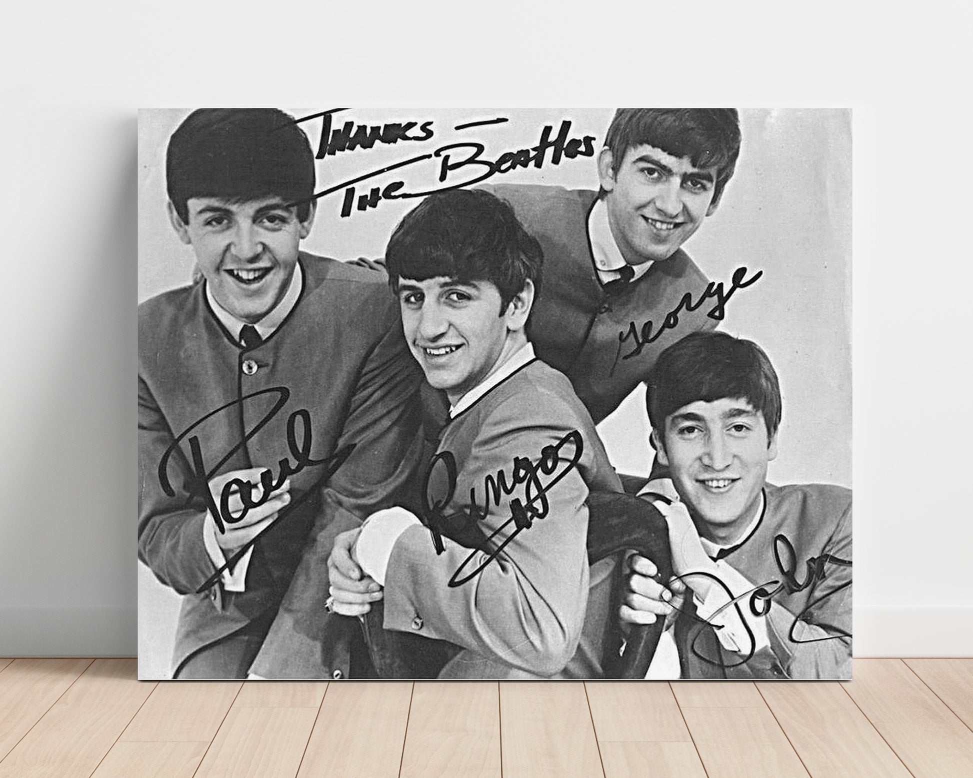 The Beatles - Fab Four s - Vintage Music Wall Art - 16x20 Unframed Print music decor