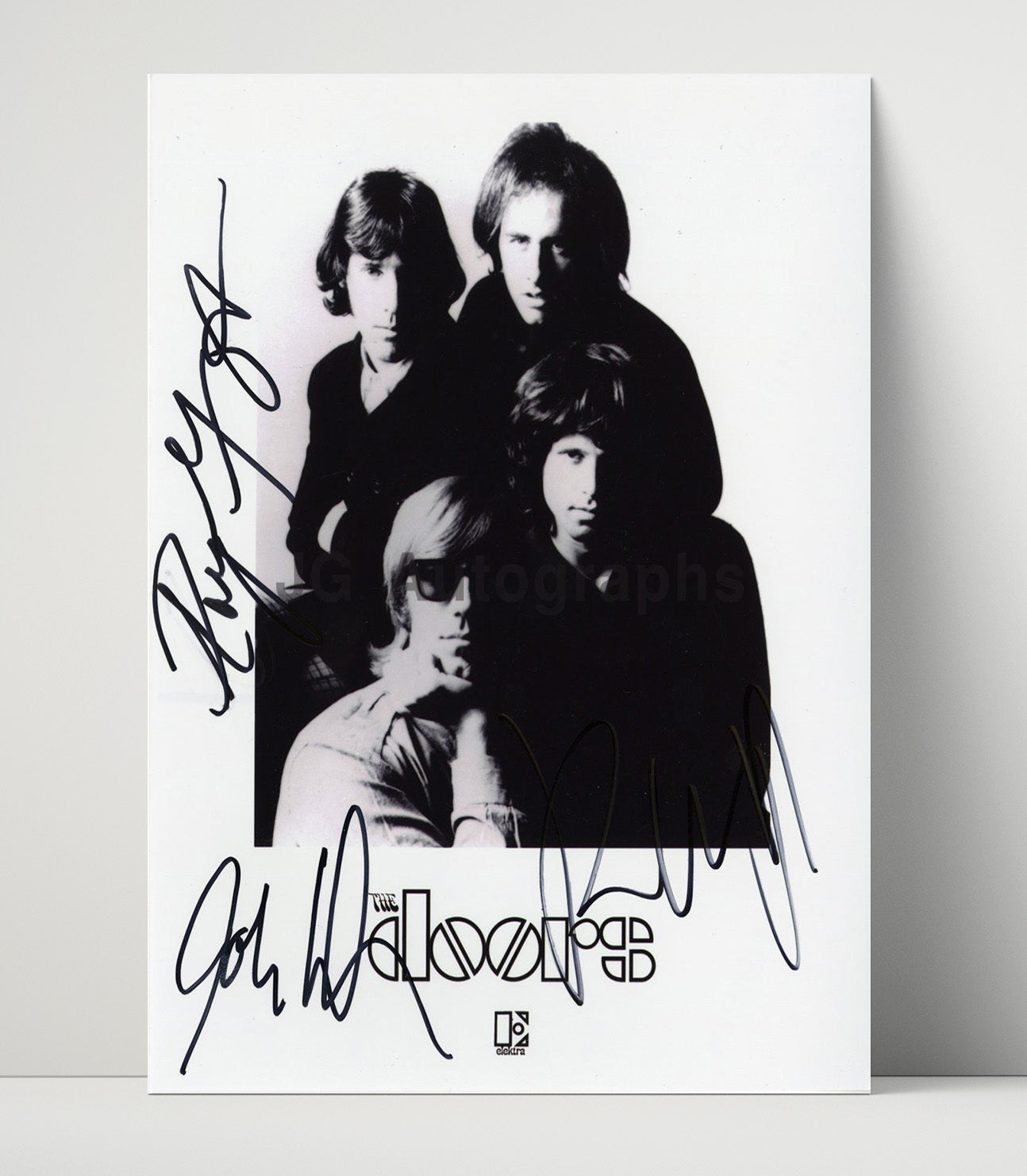 The Doors - Band Portrait Jim Morrison and Members Music Wall Art 16x20 Unframed Print wall art print – Music decor