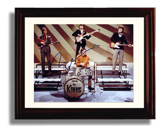 The Kinks - British Invasion Studio Set - Vintage Music Wall Art - 8x10 Beveled Frame music decor