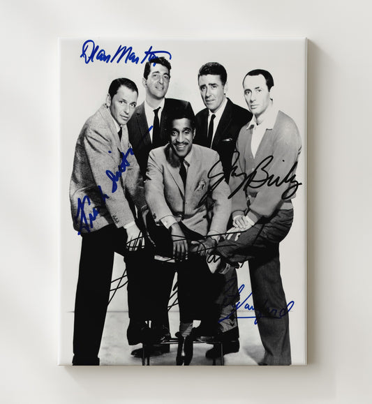 The Rat Pack - Frank Sinatra Dean Martin Sammy Davis Jr Studio Group 16x20 Gallery Frame vintage music wall art