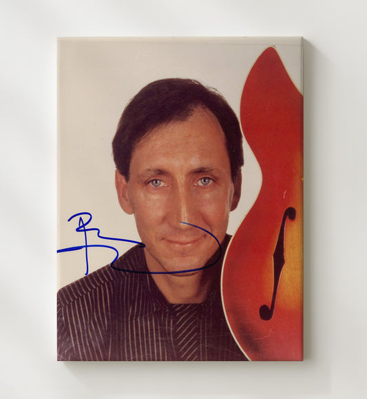 The Who - Pete Townshend Guitar Studio Image 16x20 Gallery Frame vintage music wall art