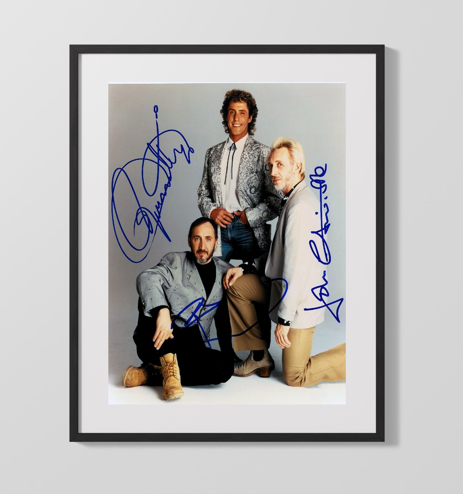 The Who - Trio Legends Music Wall Art 16x20 Gallery Frame wall art print – Music decor