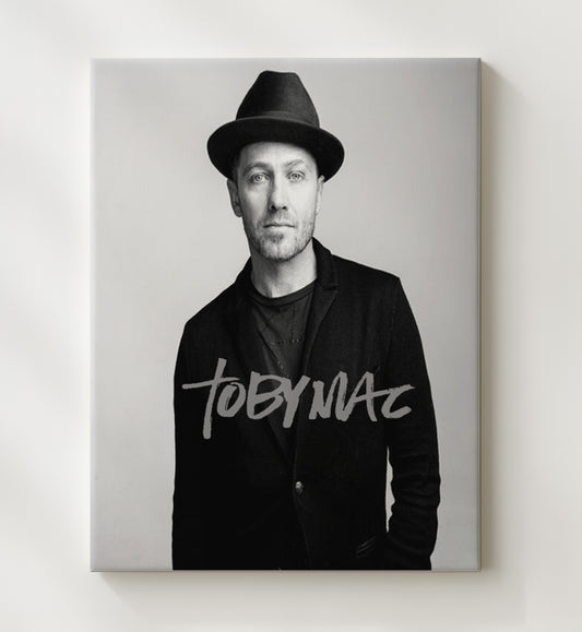 TobyMac - Black Hat Studio Photo 16x20 Gallery Frame vintage music wall art