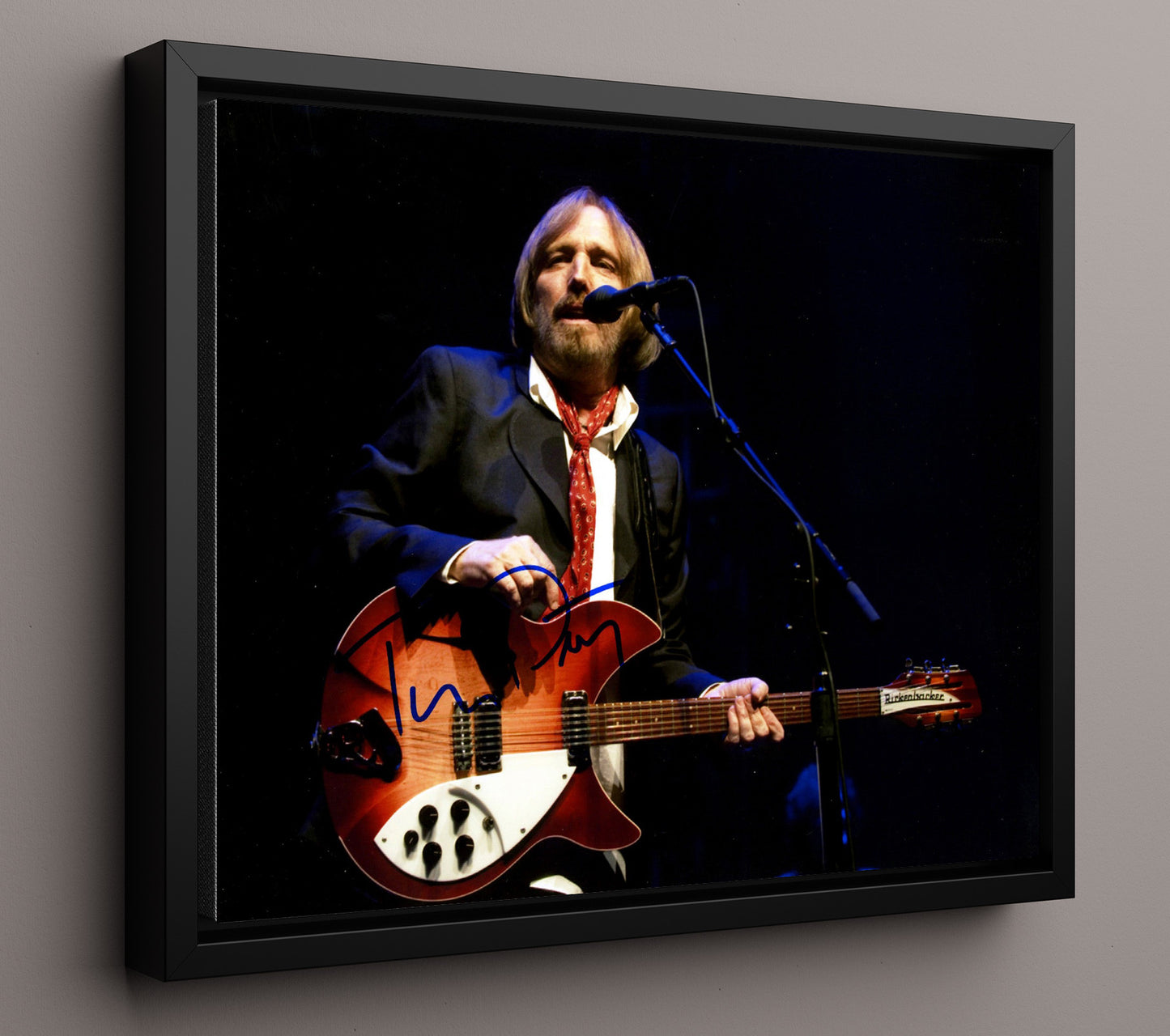 Tom Petty - American Girl Heartland - Vintage Music Wall Art - 16x20 Framed Canvas music decor