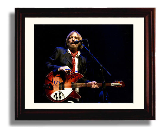 Tom Petty - American Girl Heartland - Vintage Music Wall Art - 8x10 Beveled Frame music decor