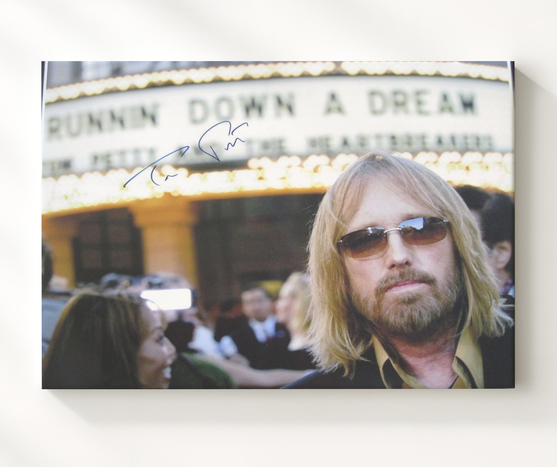 Tom Petty - Runnin Down a Dream - Vintage Music Wall Art - 20x24 Canvas music decor