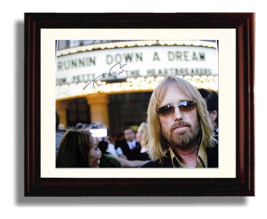 Tom Petty - Runnin Down a Dream - Vintage Music Wall Art - 8x10 Beveled Frame music decor