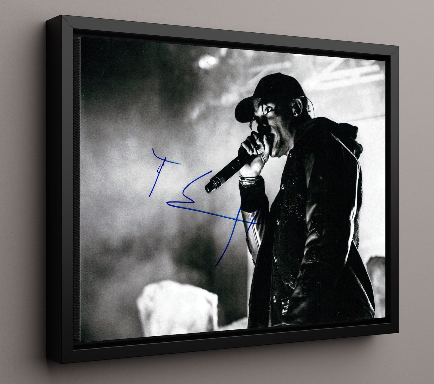 Travis Scott - Astroworld Energy - Vintage Music Wall Art - 16x20 Framed Canvas music decor