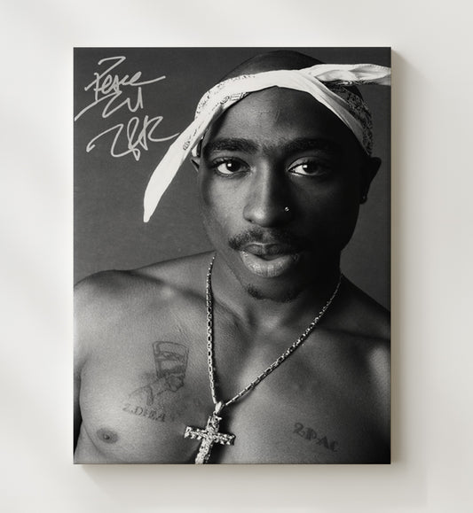 Tupac Shakur - Thoughtful Studio Profile 16x20 Gallery Frame vintage music wall art