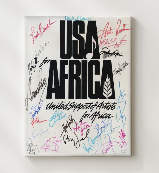 USA for Africa - We Are the World 16x20 Gallery Frame vintage music wall art