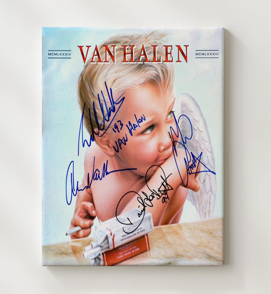 Van Halen - 1984 Angel Album Cover 16x20 Gallery Frame vintage music wall art