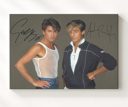 Wham - Careless Whisper Legacy 16x20 Gallery Frame vintage music wall art