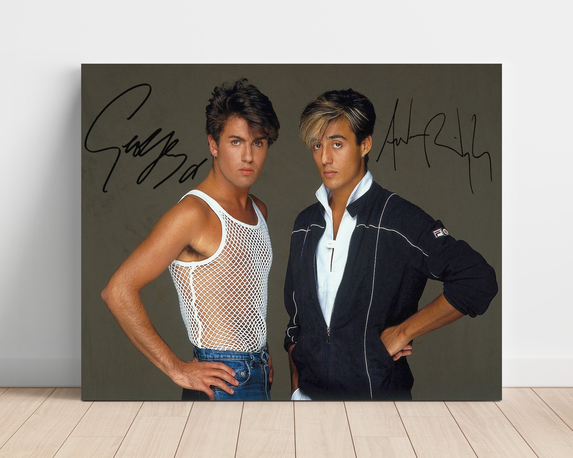 Wham - Careless Whisper Era - Vintage Music Wall Art - 16x20 Unframed Print music decor