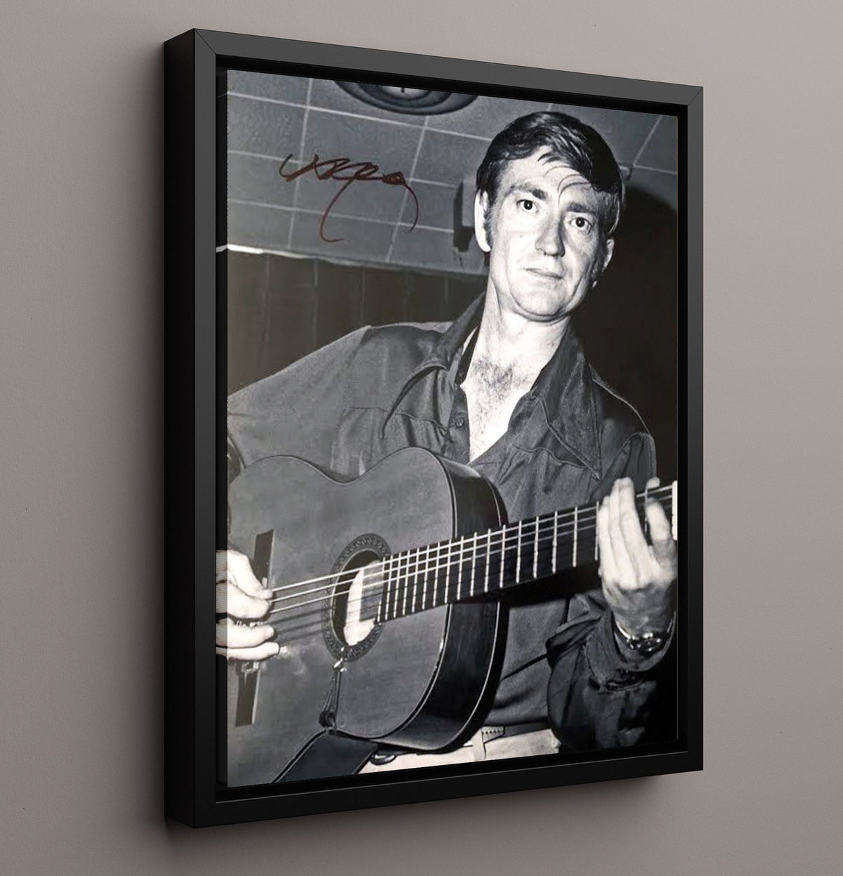 Willie Nelson - Acoustic Guitar Performance Photo 8x10 Unframed Print vintage music wall art