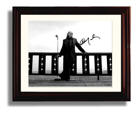 Willie Nelson - Always On My Mind - Vintage Music Wall Art - 8x10 Beveled Frame music decor