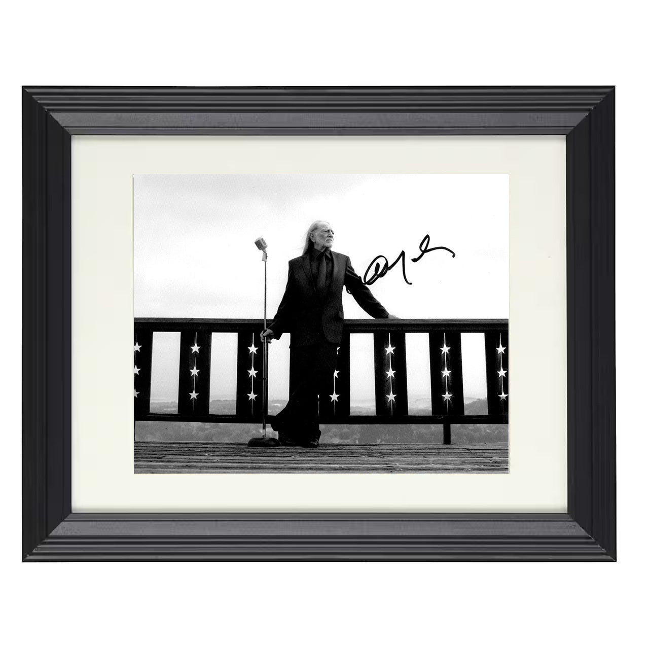 Willie Nelson – Always on My Mind – 8x10 black beveled framed music wall art