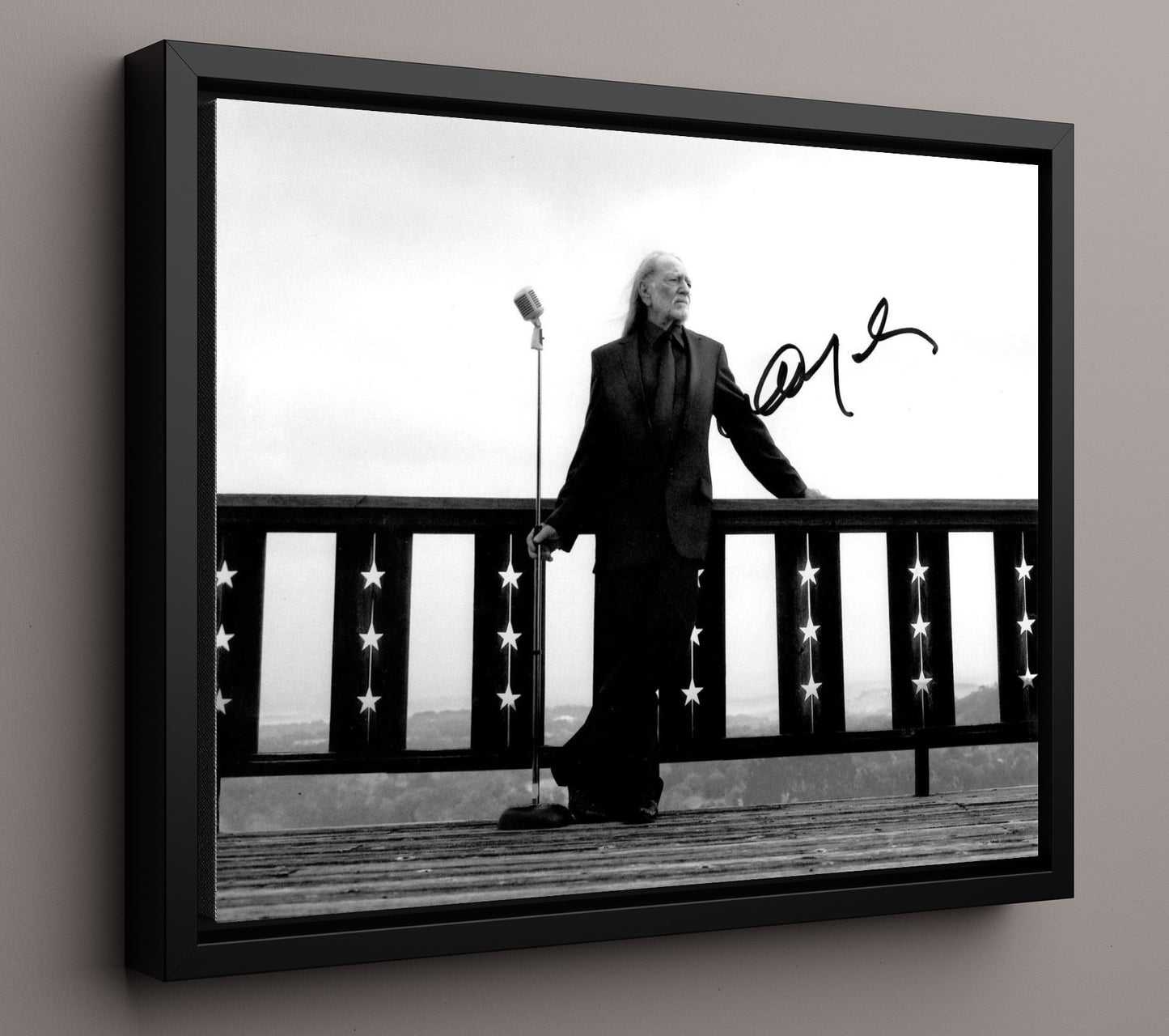 Willie Nelson - Always On My Mind - Vintage Music Wall Art - 16x20 Framed Canvas music decor