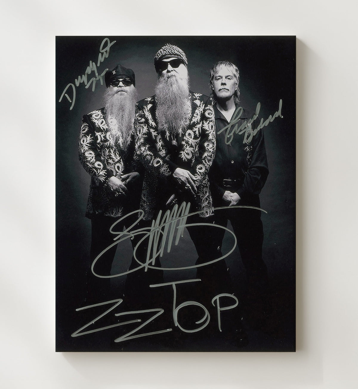 ZZ Top - Trio of Beards Swagger 16x20 Gallery Frame vintage music wall art