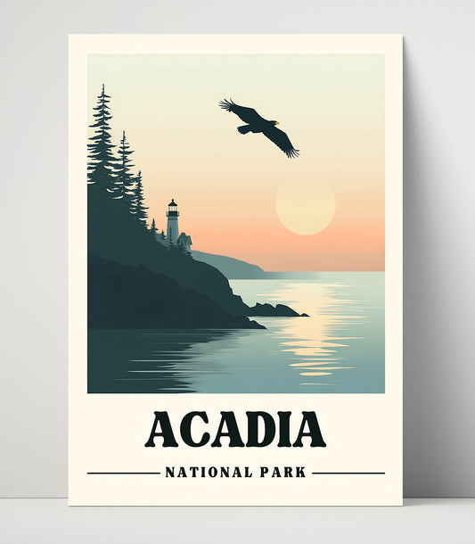 Acadia - Head Lighthouse - National Park - 16x20 Unframed Print